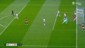 Man Utd’s freak goal to take lead against Brighton ruled out after Joshua Zirkzee caught out in bonkers offside