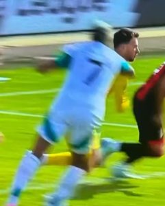 Newcastle star Joelinton incredibly escapes red card after wiping out Bournemouth keeper with ‘WWE move’