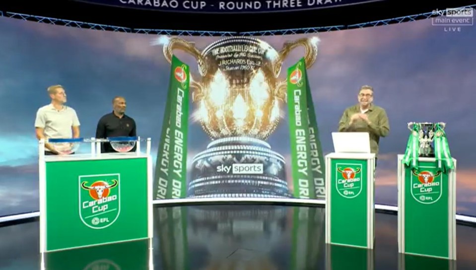 BBC host Mark Chapman jokes he’s ‘glad Rod Stewart’s not beside me’ for complicated Carabao Cup draw as fans slam ‘fix’