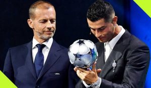 Cristiano Ronaldo honoured with special UEFA award