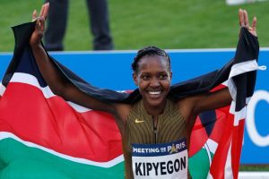 Meet Faith Kipyegon, the ‘queen of track’ who started her career running barefoot and is aiming for Paris 2024 glory