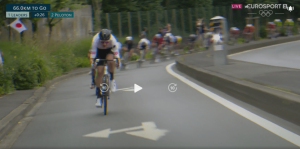 Fans say ‘I have NEVER seen that before’ as Olympics 2024 men’s road race stars trigger SPEED CAMERA in Paris