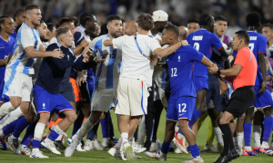 France to face Egypt in semi-finals after beating Argentina 1-0 in Bordeaux