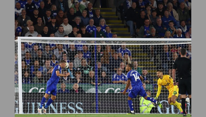 Vardy’s goal earns Leicester 1-1 draw against Tottenham