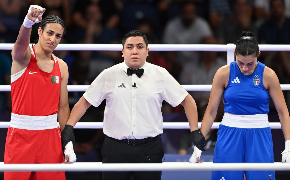 Gender row boxer Imane Khelif should NOT be allowed to fight at Olympics… ‘it’s dangerous and unfair’, says biologist