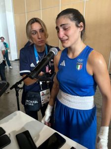 Female Olympic boxer reveals why she quit after just 46 seconds against rival who previously failed gender test