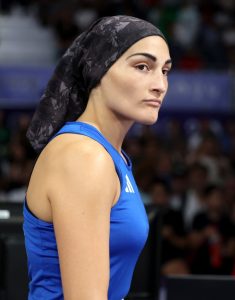 Who was Imane Khelif’s round-of-16 Olympic opponent Angela Carini?