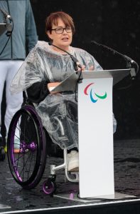 Paralympic legend’s fury after she was forced to CRAWL off a train when staff failed to help her