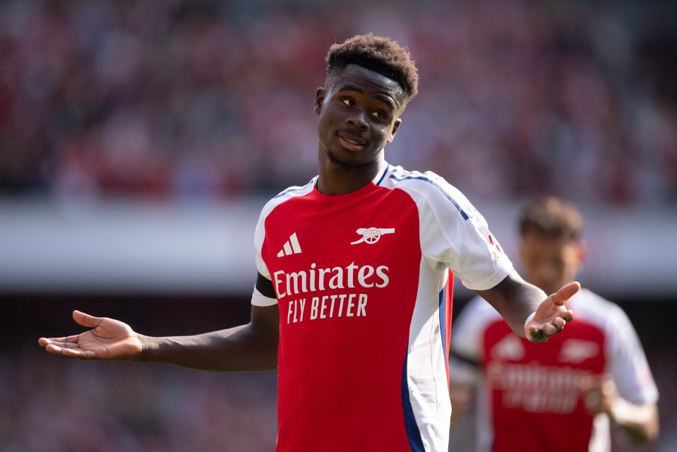 Mikel Arteta compares Bukayo Saka to LIONEL MESSI after Arsenal star’s shining role in opening-day win over Wolves