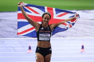 BBC commentator fights back tears as she pays emotional tribute to Katarina Johnson-Thompson after Olympics silver medal