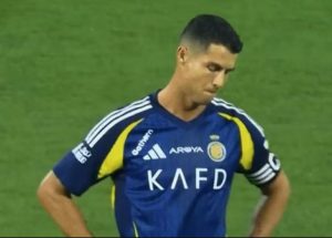 Watch Cristiano Ronaldo storm off pitch and REFUSE to accept runners-up medal after his Al-Nassr side are thumped