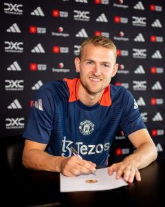 Man Utd complete stunning £60million Matthijs de Ligt and Noussair Mazraoui transfers as duo arrive from Bayern Munich