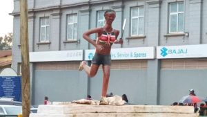 Kenyan city forced to remove ’embarrassing’ statue of Olympic 2024 champion after locals left outraged