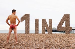 Tom Daley spends first day of retirement after Olympics wearing knitted swimming trunks on Brighton beach