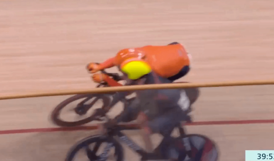 Dutch rider who ‘headbutted’ Team GB star and caused massive crash at Olympics 2024 DISQUALIFIED and hit with huge fine