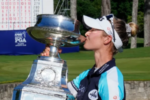 Meet Nelly Korda: The best female golfer in the world who’s going for SECOND Olympic gold and is Tiger Woods’ No1 fan