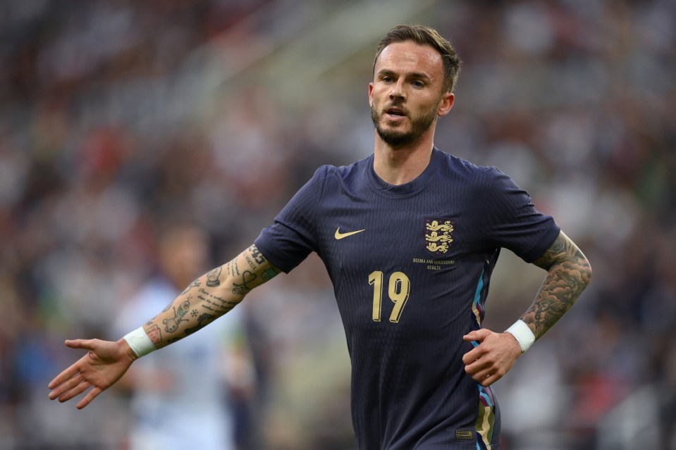 James Maddison shows his class with message to Gareth Southgate after Spurs star was left out of Euro 2024 squad