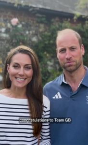 Princess Kate shares video message with William congratulating Team GB as 2024 Olympics come to an end