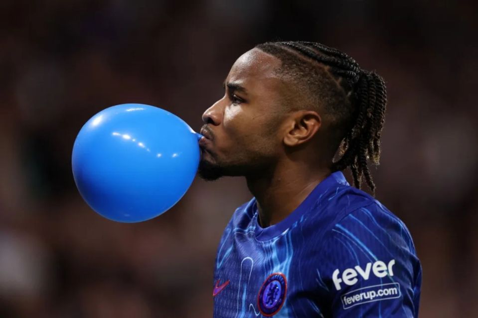 What is Christopher Nkunku’s ‘balloon’ goal celebration? France & Chelsea star’s goal salute explained