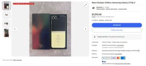 Olympics 2024 stars caught flogging ultra-rare items not sold to the public on eBay for more than £1000 each