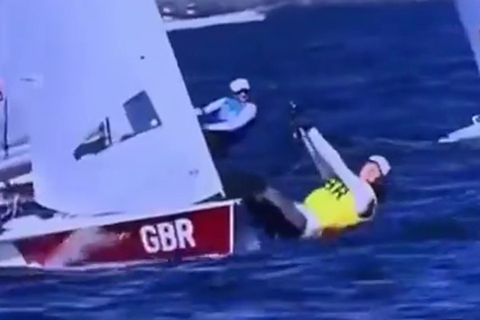 Fans baffled after spotting Paris Olympics sailors ‘twerking’ during gold medal race as some ask ‘isn’t that illegal?’