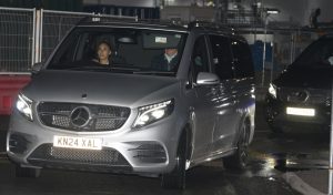 Manuel Ugarte arrives at Carrington in middle of night ahead of £51million transfer from PSG