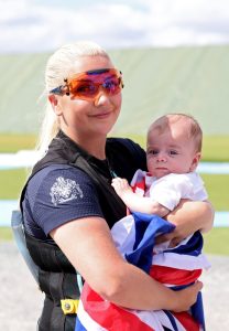 Star shooter Amber Rutter delivers silver medal for Team GB just three months after giving birth to baby boy