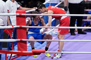 Opponent defeated by second gender row boxer Lin Yu-Ting makes classy gesture after Paris Olympics loss