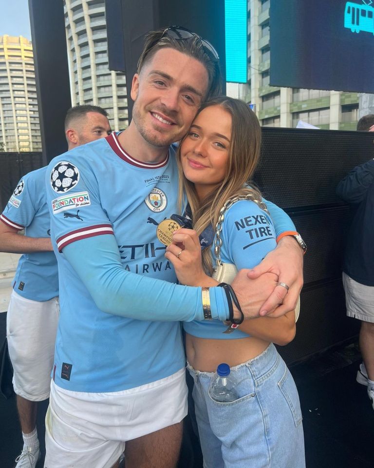 Man City hero Jack Grealish becomes an uncle for the first time as his younger sister gives birth to baby son