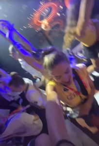 Alica Schmidt gives fans glimpse inside wild Olympics party as ‘world’s sexiest athlete’ gets over ‘relay team row’