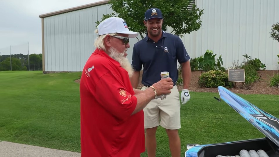 John Daly claims ‘I’ve slowed down’ as he reveals he’s had 20 cocktails since 9am before YouTube golf challenge