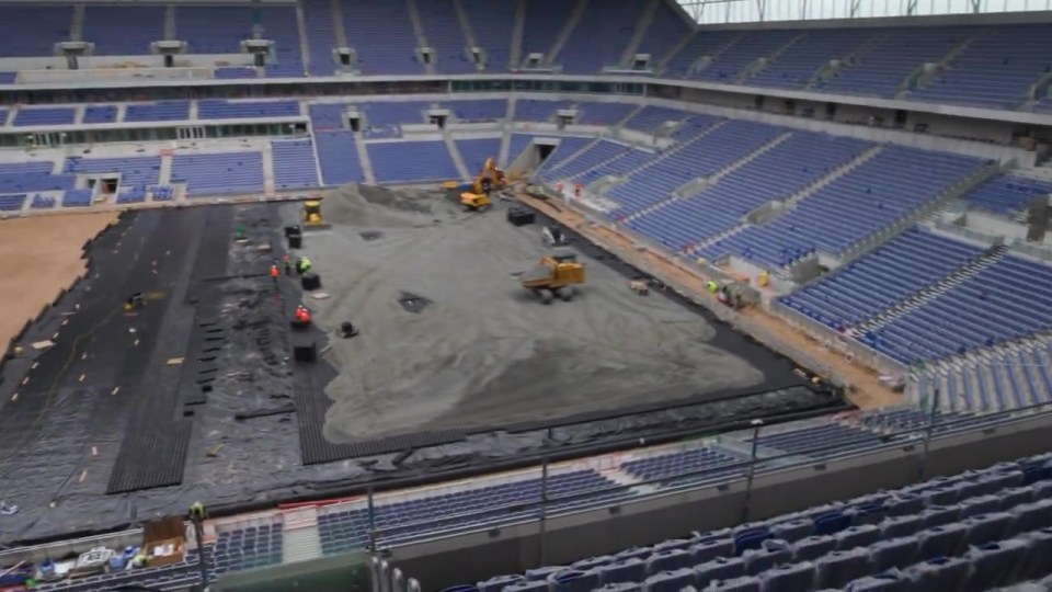 Everton’s £760million new stadium close to completion as incredible new video of ground is revealed