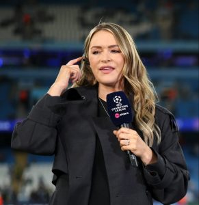 Laura Woods sparkles as she wears dazzling engagement ring live on TNT Sports days after proposal from Adam Collard