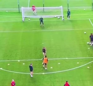 Watch as Antony ‘is used as a CONE’ in Man Utd training as fans lose their minds over awkward footage