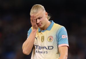 Fans convinced Haaland told Inter Milan rival to ‘f*** off’ seconds after final whistle as Man City held to draw