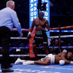 Watch heartstopping moment Anthony Joshua is KO’d by Daniel Dubois as team throws in towel and he struggles to stand up