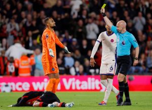 Anthony Taylor not picked to referee Premier League game after setting yellow card record in Bournemouth vs Chelsea