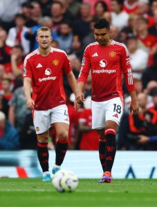 Man Utd player ratings: Casemiro subbed at half-time in disgrace as Martinez and Rashford both tormented by rivals