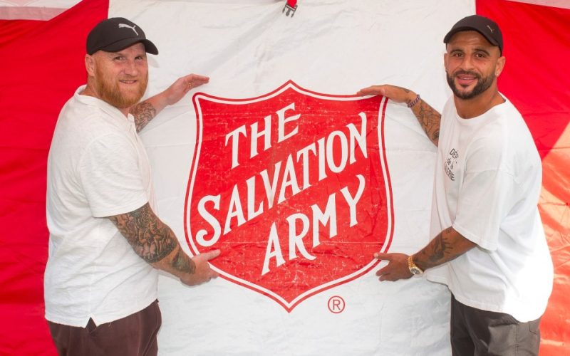 Love cheat Kyle Walker ‘shows he’s a changed man’ after marriage scandal as he promotes Salvation Army event