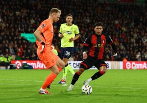 Brutal Bournemouth announcer cheered as he informs Southampton fans their last train home is cancelled after hammering