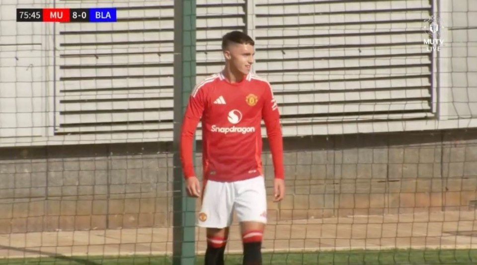 Man Utd fans demand Erik ten Hag promotes wonderkid into first-team after scoring FOUR in 9-0 win on his 18th birthday