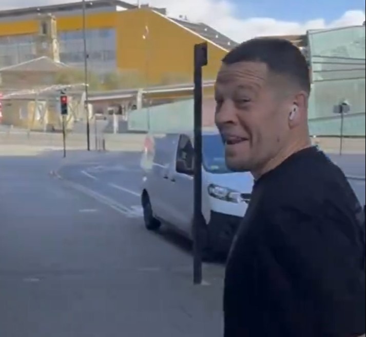 ‘That was not on my bingo card,’ say fans as UFC legend Nate Diaz stuns onlookers by showing up in a Greggs