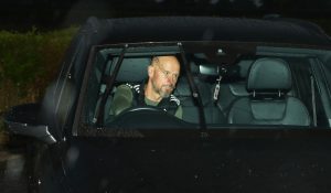 Erik ten Hag arrives at Man Utd training ground barely 12 hours after being thumped by Tottenham at Old Trafford