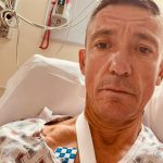 Frankie Dettori, 53, rushed to hospital after nasty fall as jockey thanks doctors for ‘putting me back together’