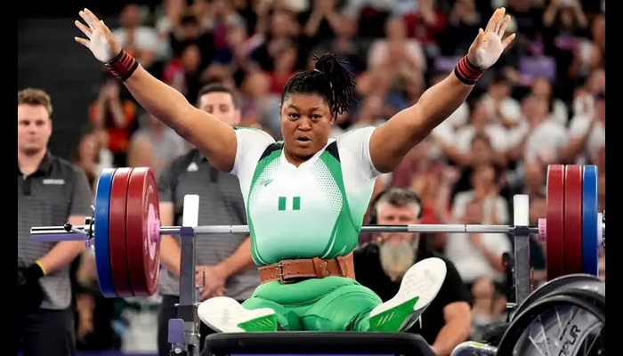 Nigerian para-powerlifter Oluwafemiayo breaks world record at 2024 Paralympics