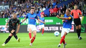 Kane nets hat-trick as Bayern Munich thrash Holstein Kiel 6-1