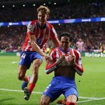 UCL: Gimenez’s late header seals Atletico Madrid’s 2-1 win over Leipzig