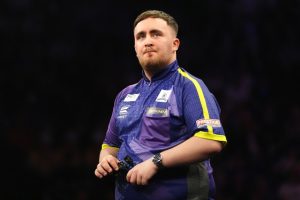 Luke Littler, 17, on course to smash yet another darts record after becoming fastest player to hit 500 180s