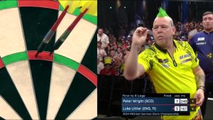 Peter Wright BEATS Luke Littler in astonishing German Darts Championship comeback as he turns around horror season