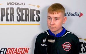 Darts star, 16, dubbed the ‘next Luke Littler’ as he becomes youngest ever to play in Modus Super Series